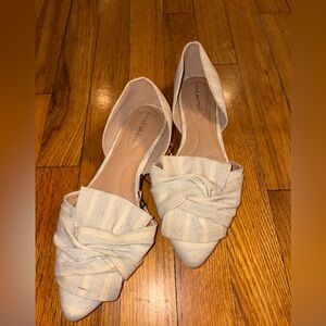 Lane Bryant Linen Knot Flats
